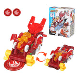 New AULDEY Screechers Wild Burst Deformation Car Action Figures Multi-car Splice Capture Wafer 360 Flip Transformation Car toys