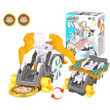 New AULDEY Screechers Wild Burst Deformation Car Action Figures Multi-car Splice Capture Wafer 360 Flip Transformation Car toys