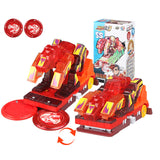 New AULDEY Screechers Wild Burst Deformation Car Action Figures Multi-car Splice Capture Wafer 360 Flip Transformation Car toys