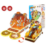 New AULDEY Screechers Wild Burst Deformation Car Action Figures Multi-car Splice Capture Wafer 360 Flip Transformation Car toys