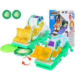 New AULDEY Screechers Wild Burst Deformation Car Action Figures Multi-car Splice Capture Wafer 360 Flip Transformation Car toys