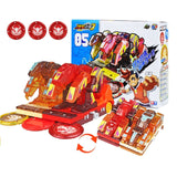 New AULDEY Screechers Wild Burst Deformation Car Action Figures Multi-car Splice Capture Wafer 360 Flip Transformation Car toys