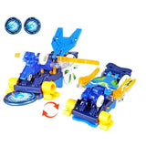 New AULDEY Screechers Wild Burst Deformation Car Action Figures Multi-car Splice Capture Wafer 360 Flip Transformation Car toys