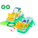 New AULDEY Screechers Wild Burst Deformation Car Action Figures Multi-car Splice Capture Wafer 360 Flip Transformation Car toys