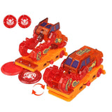 New AULDEY Screechers Wild Burst Deformation Car Action Figures Multi-car Splice Capture Wafer 360 Flip Transformation Car toys