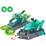 New AULDEY Screechers Wild Burst Deformation Car Action Figures Multi-car Splice Capture Wafer 360 Flip Transformation Car toys