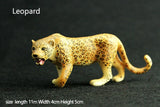 Original genuine wild zoo farm African Savanna lion animal king bird series leopard cat panther Jaguar model toys children gift